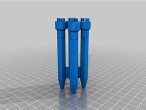 2-k glue mixing nozzle 3d print model - Mito3D