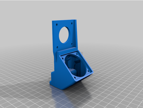 creality ender 2 direct drive cooling fan duct mount 3d print model - Mito3D
