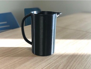pot eau pichet carafe jar l'eau 3d print model - Mito3D