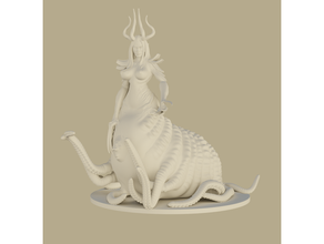 tentacule maman table miniature 28mm l'aberration bodyhorror dd mdn drakainia fantaisie énorme mini monstre mythiques pathfinder enceinte tentacules 3d print model - Mito3D