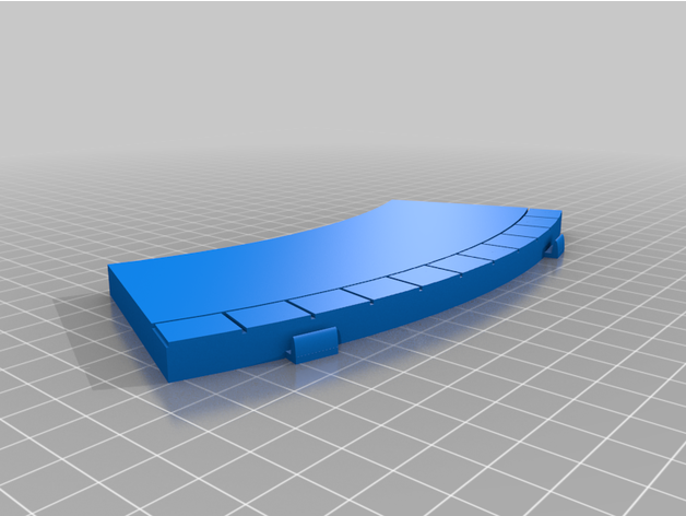 scalextric r2 curbs straight 3D print model - Mito3D