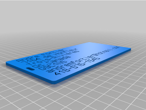 label kundengebundene 3d print model - Mito3D