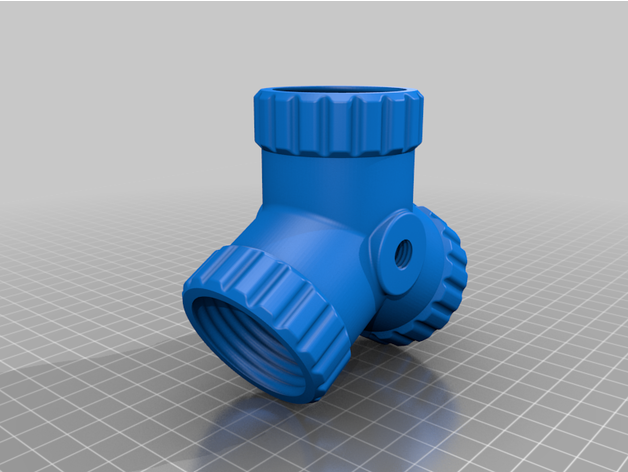 40mm gas mask hose manifold cosplay fetish gasmask kink nato tube 3D print model - Mito3D