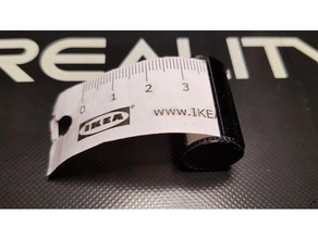 ikea tape measure holder roll roller small 3d print model - Mito3D
