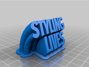 styling lives customized 3d print model - Mito3D