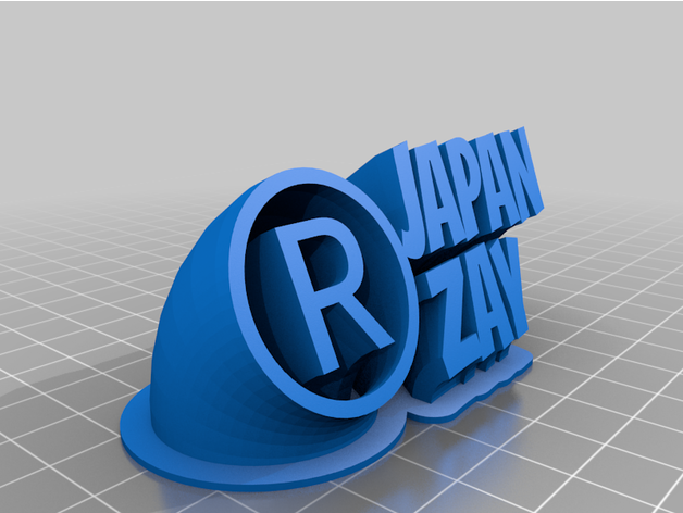 japón zay personalizado 3D print model - Mito3D