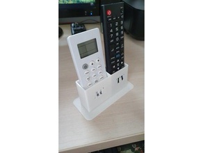 remote control organizer holder stand 3d print model - Mito3D