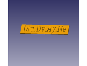 mudvayne logo 3d print model - Mito3D