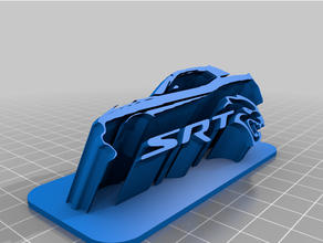 srt hellcat 3d print model - Mito3D