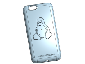 design aperto pinephone caso linux onshape open source pine64 smartphone tux 3d print model - Mito3D