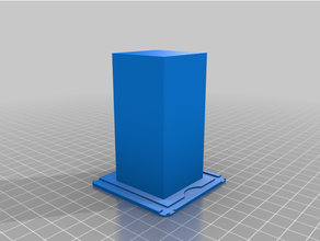 carton appartement blocage base monsterpocalypse 3d print model - Mito3D