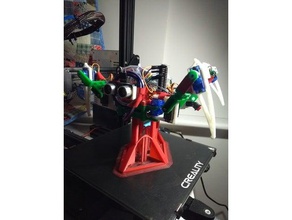 travail ouvert spider bot support présentation ouvrir robot araignée spiderbot stand 3d print model - Mito3D