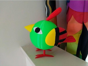 natu pokemon neiti bird 3d print model - Mito3D
