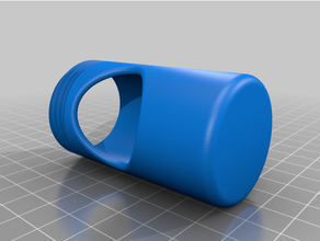 flexi guinzaglio casella foro 3d print model - Mito3D