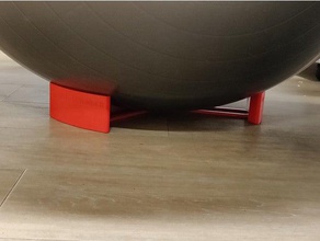 sfera yoga custode stand palla esercizio keeper 3d print model - Mito3D