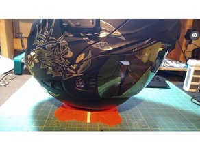 capacete suporte motocicleta stand 3d print model - Mito3D