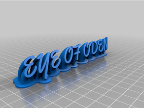 eye oden customized 3d print model - Mito3D