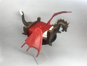 wild sheep chase - bed dragon wyrmling 28mm dnd dungeons dragons miniature 3d print model - Mito3D