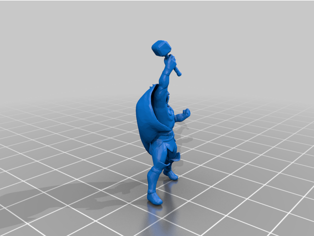thor dieu tonnerre miniature crise protocole marvel 3D print model - Mito3D