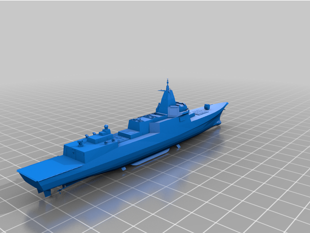 modern chinese navy plan 3D print model - Mito3D