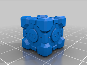 weighted storage cube die edition 3d print model - Mito3D