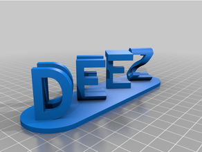 deez nuts personalizado 3d print model - Mito3D