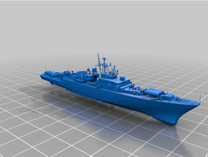 ruso superficie marina guerra moderna 3d print model - Mito3D