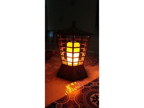 lantern flames 3d print model - Mito3D