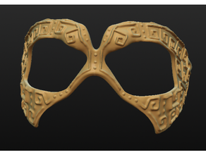tribal kraken inspirado máscara 3d print model - Mito3D