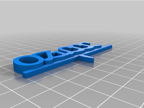 entrada personalizado 3d print model - Mito3D
