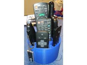 remote holder fernbedienung stand tv 3d print model - Mito3D