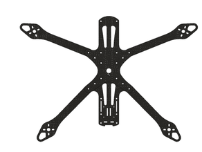 fr7 v4 dlq modifier cadre longrange fpv quadricoptère quadcopter frame 3d print model - Mito3D