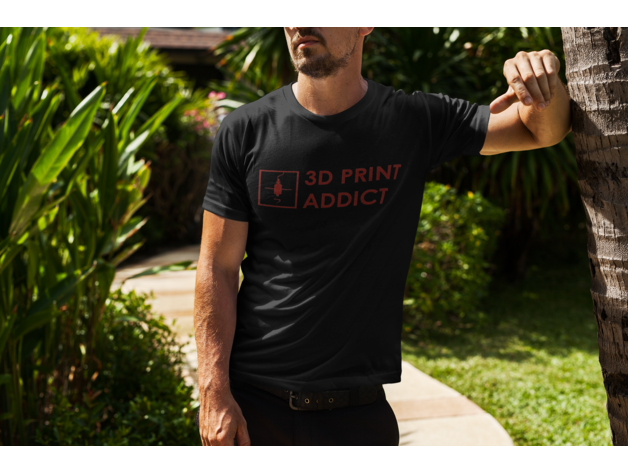 shirt 3d print addict printed tshirt 3D print model - Mito3D