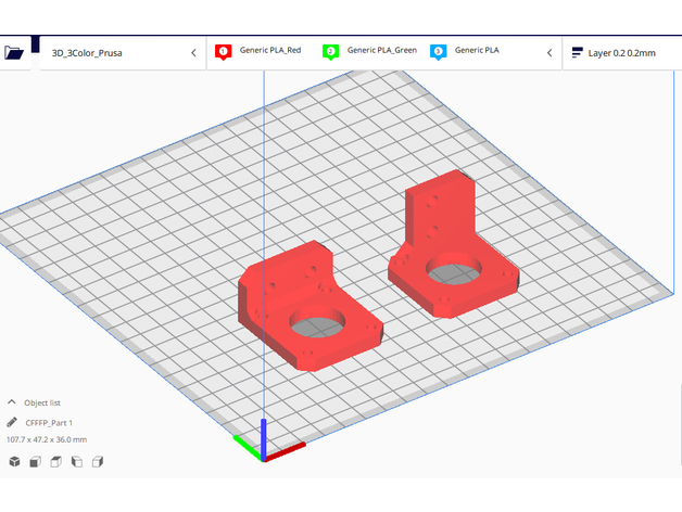 bracket nema17 prusa 3D print model - Mito3D