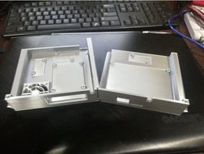 ender 3 rear electronics case - openscad remix 3d print model - Mito3D