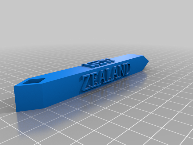 customized luggage tag 3D print model - Mito3D