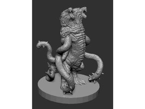 demogorgon yaratık yaratıklar deamon demogorgan İblis dnd mini minyatür Minyatürler canavarlar zindanlar ejderhalar kötü canavar 3d print model - Mito3D
