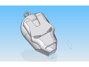 iron man 3d testa ferro ironman 3d print model - Mito3D
