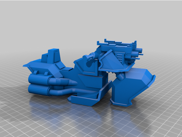 space marine maglie dump 40k marines spazio terreno warhammer 3D print model - Mito3D