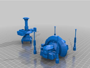 tau maglie dump 40k terreno warhammer 3d print model - Mito3D