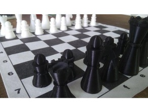 classic chess 3d print model - Mito3D