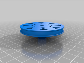 wheel pizza pattern stepping moters 3d print model - Mito3D