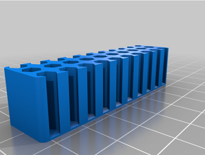 customized hex shank bit holder - parametric 3d print model - Mito3D