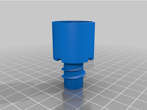 soap refill bottle adapter liquid 3d print model - Mito3D