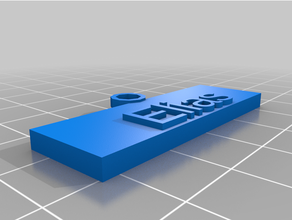 Anahtarlık elias özelleştirilmiş 3d print model - Mito3D