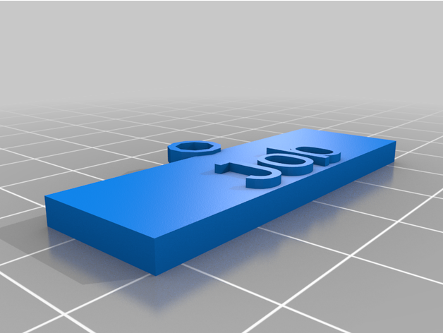 chave cadeia 3D print model - Mito3D