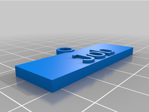 chaîne clé l'emploi 3d print model - Mito3D