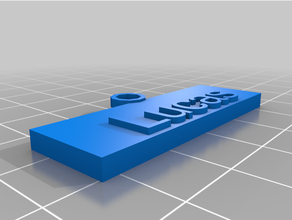 catena chiave lucas misura 3d print model - Mito3D