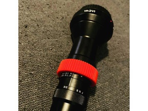 sonde lentille focus engins 384 24mm personnalisé follow laowa 3d print model - Mito3D