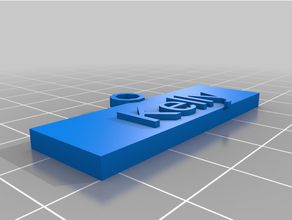 clé chaine kelly 3d print model - Mito3D